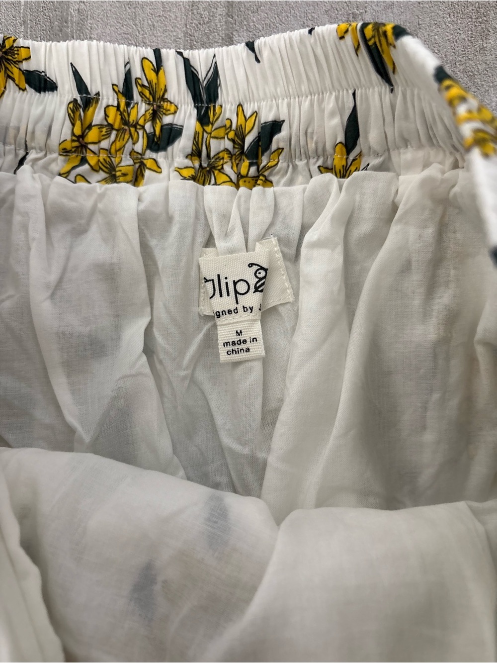 Tulip B Yellow Floral Print Midi Skirt - Picture 5 of 7